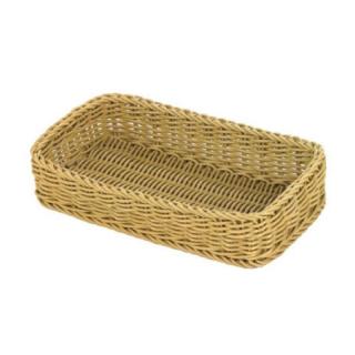 Košík polyratan GN 1/3, svetlý