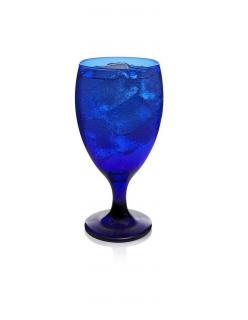 LIBBEY | sklenice na vodu, řada Cobalt Blue, objem 481 ml (Modrý kalich na vodu, objem 481 ml)