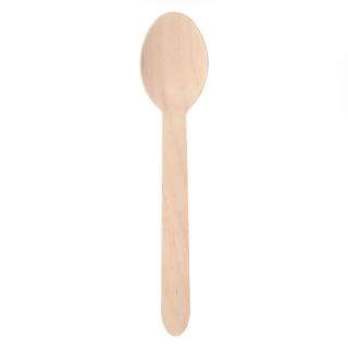 Lyžica drevená 16 cm (100 ks)
