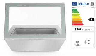 Mraznička s výkladom na zmrzlinu, Arktic, 220-240V/210W, 867x735x(H)373mm
