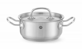 Nízky hrniec – s pokrievkou, HENDI, Kitchen Line, 7,3L, ⌀280x(H)120mm