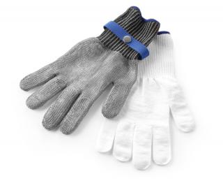 Ochranné rukavice proti pořezání, certifikované , HENDI, velikost L, (L)330mm