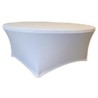Poťah na stôl 180 cm, biela