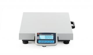 Prenosná váha na balíky LCD s legalizáciou, rad EKO+, 150 kg, TEM, xx(H)mm