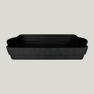 RAK Chef's Fusion pekáč obdélníkový 32 × 22 cm, černý | RAK-CFRT32BKBD