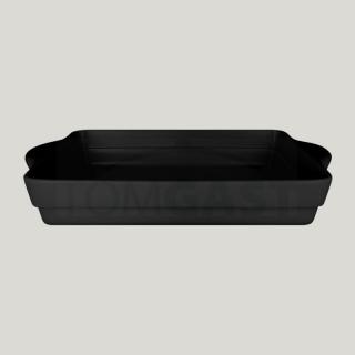 RAK Chef's Fusion pekáč obdĺžnikový 32 × 22 cm, čierny | RAK-CFRT32BKBD