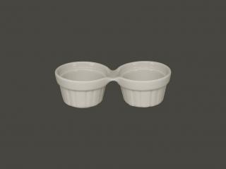 RAK Chef's Fusion ramekin dvojitý 13 cm, biely | RAK-CFDR02WH