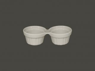 RAK Chef's Fusion ramekin dvojitý 13 cm, bílý | RAK-CFDR02WH