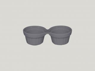 RAK Chef's Fusion ramekin dvojitý 13 cm, sivý | RAK-CFDR02GY