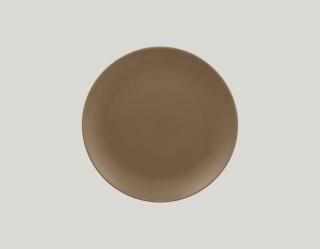RAK Genesis talíř mělký pr. 21 cm, hnědá | RAK-GNNNPR21CR