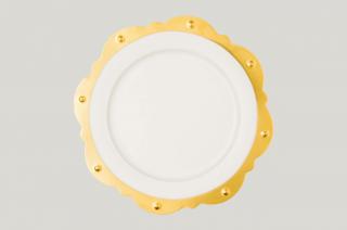 RAK Golden Scallop talíř – Princess Golden 33 cm | RAK-KQSP33