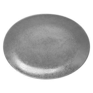 RAK Shale tanier oválny 36 × 27 cm – šedá | RAK-SHNNOP36