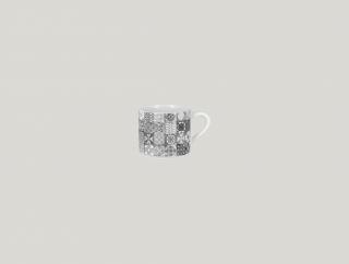 RAK Splendour šálka na espresso s uchom ucha 11 cl – šedá | RAK-SRMSCU10