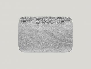 RAK Splendour talíř obdélníkový 33 × 22 cm – šedá | RAK-SRAURPW33