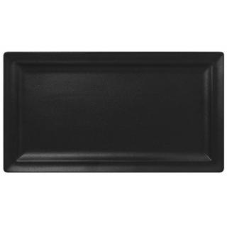 RAK Tanier obdĺžny 38 × 21 cm, čierna | RAK-NFCLRP38BK