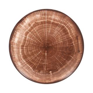 RAK Tanier plytký coupe 29 cm - tmavo hnedá | RAK-WDNNPR29OB