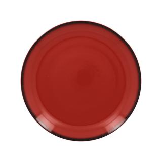 RAK Tanier plytký okrúhly 27 cm, červená | RAK-LENNPR27RD