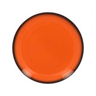 RAK Tanier plytký okrúhly 27 cm, oranžová | RAK-LENNPR27OR