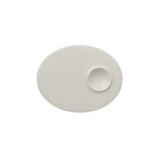 RAK Tanier plytký s jamkou 18 × 10 cm, biela | RAK-NFMROP18WH