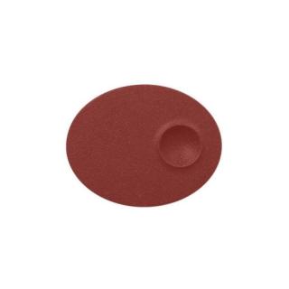 RAK Tanier plytký s jamkou 18 × 10 cm, tmavo červená | RAK-NFMROP18DR