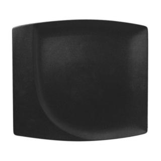 RAK Tanier plytký štvorcový 32 × 29 cm, čierna | RAK-NFMZSP32BK