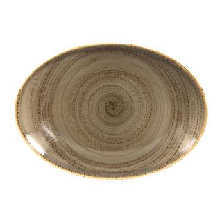 RAK Twirl tanier oválny 32 × 23 cm – alga | RAK-TWNNOP32AL