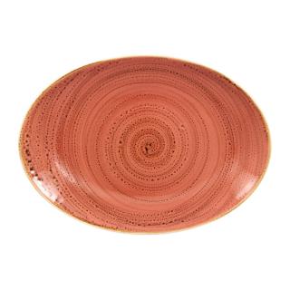 RAK Twirl tanier oválny 32 × 23 cm – coral | RAK-TWNNOP32CO