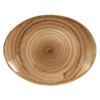 RAK Twirl tanier oválny 36 × 27 cm – shell | RAK-TWNNOP36SH