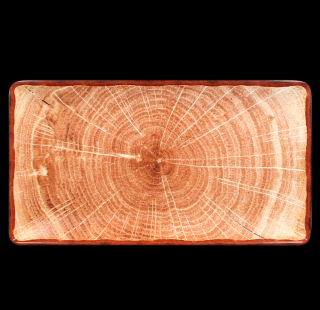 RAK Woodart tanier obdĺžny 33,5 × 18,1 cm – svetlo hnedá | RAK-WDEDRG33TB
