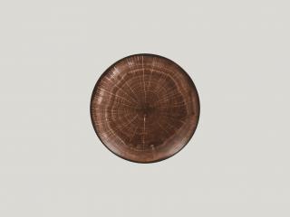 RAK Woodart tanier plytký coupe 21 cm – tmavo hnedá | RAK-WDNNPR21OB