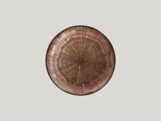RAK Woodart tanier plytký coupe 24 cm - tmavo hnedá | RAK-WDNNPR24OB