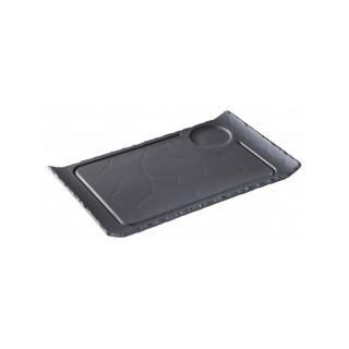Revol Basalt tanier obdĺžny s drážkou a prelisom (Ø 6,3 cm) 33 × 20 cm | REV-647784
