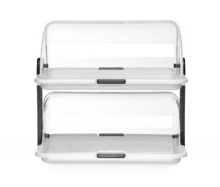 Samostatná vitrína Roll top, HENDI, 465x310x(H)410mm