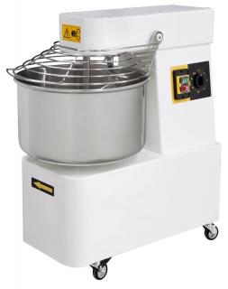 Špirálové miesiče s pevnou nádobou, s 2 rýchlosťami, Prismafood, 88 kg/h, 32L, 400V/1700W, 435x750x(H)810mm