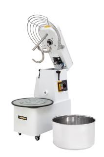 Špirálové miesiče s vyberateľnou nádobou, s 2 rýchlosťami, Prismafood, 112 kg/h, 41L, 400V/1700W, 480x815x(H)850mm