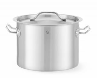 Stredný hrniec – s pokrievkou, HENDI, Budget Line, 9L, ø250x(H)180mm