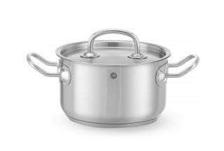 Stredný hrniec – s pokrievkou, HENDI, Kitchen Line, 9,5L, ⌀280x(H)155mm