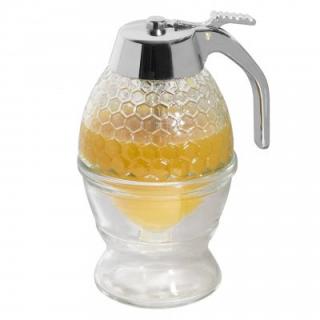 TOMGAST | Dávkovač na med skleněný, objem 0,2 litru (Dávkovač medu a džemů, objem 0,2 litry)