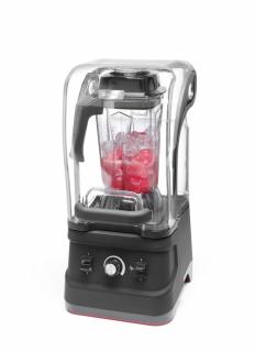 Tyčový mixér so zvukovým krytom, HENDI, 2,5L, Čierna, 220-240V/1680W, 250x300x(H)540mm