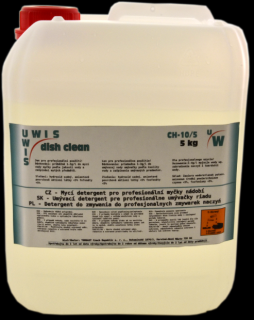 UWIS | Tekutý mycí přípravek do myčky UWIS DISH CLEAN, balení 12 l (Prostředek na strojní mytí skla UWIS DISH)