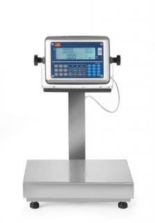 Váha s platformou LCD so stĺpcom a legalizáciou, 60 kg, TEM, 342x386x(H)534mm