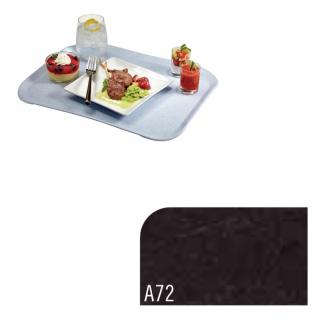 Versa podnos jídelní 33 × 43 cm, černá (A72)