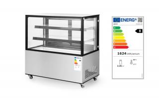 Vitrína se 2 policemi, Arktic, 410L, 230V/490W, 1215x675x(H)1210mm