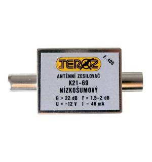 Antenný zosilňovač UHF 22dB IEC Teroz