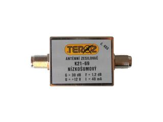 Antenný zosilňovač UHF 30dB F-F Teroz