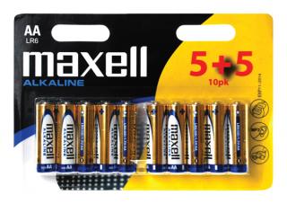 Batéria AA (R6) alkalická MAXELL (blister 10ks)