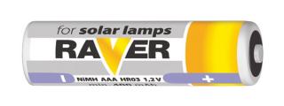 Batéria AAA(R03) nabíjacia RAVER solar 400mAh