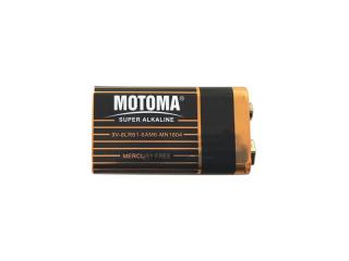 Batéria alkalická 9V MOTOMA Black edition
