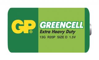 Batéria GP Greencell D fólia
