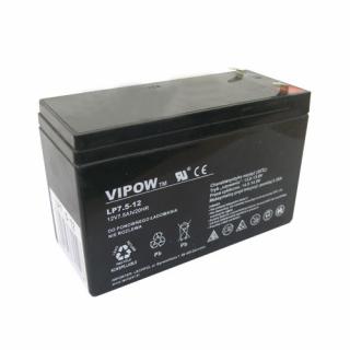 Batéria olovená 12V/ 7.5Ah VIPOW (7.2Ah) bezúdržbový ...